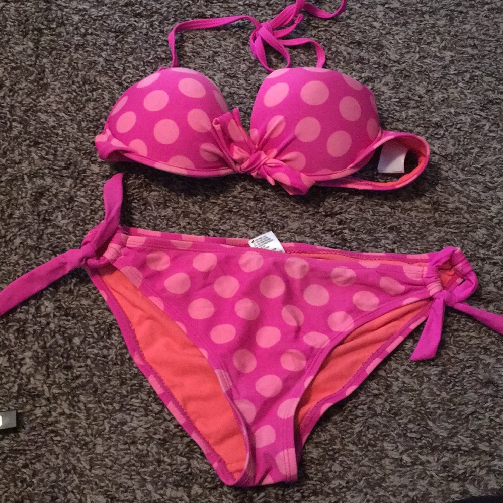 Polka dot bikini